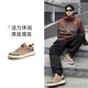 Chameau (chameau) Chaussures à épissage rétro à la mode masculin et chaussures décontractées G13A342155 Couleur de blé 40