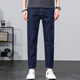 
Jeans men's spring and summer new fashion trend pants men's loose and versatile slim fit stretch straight pinch pants 9901 dark blue 31