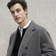 EMZ Ordos wool-containing men's woolen coat jacket warm autumn and winter new business casual commuting