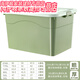 ABDT thickened large storage box household plastic clothing storage box large box box moving storage box Twilight blue extra thick upgrade 170# length 70.5 width 52 height 43cm