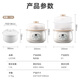 LOTOR multi-function electric stew pot, household water-proof stew pot, small capacity soup pot, bird's nest stew pot, stew pot, baby porridge artifact D1 steamer