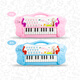 Huohuotu Kinder multifunktionales elektronisches Klavier -Musikinstrumentenspielzeug tragbarer Jungen und Mädchen Spielzeug Puzzle Piano Story Musical Piano New Green Dual Lademodus Standard (nur Spielzeug)