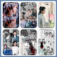 Li Xiangyi Li Lianhua Chengyi Card Set Student Campus Card Meal Card Access Control Card School Card Access Control Card with Lanyard Lotus Y15841 Card Set + Black Short Braided Keychain