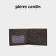 Pier Cardin Men's's Wallet Short Top Layer Cowhide Cow-Purpose Ticket Clip Fashion Business Business Wallet Anniversaire Gift For Dad