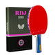 Raquette de tennis de table Butterfly pour débutants, S2, Raquette de tennis de table Butterfly King, tir horizontal et vertical, S2, manche long, tir horizontal uniquement