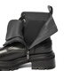 Senda Martin Boots Women's New Year Winter Shopping Mall same motorcycle style casual short leather boots XED01DD4 Black 36