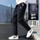 耐克（NIKE）男装运动套装夏新款健身商务简约polo衫短袖T恤长裤宽松训练裤 白/黑快干套装 两件 M/170【建议体重110-130斤】