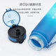 JIMANG large-capacity fitness and sports student water cup for men 2024 new cup female Internet celebrity high-looking summer plastic portable black and white gradient anti-fall and explosion-proof 650ml