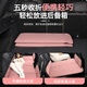 LEOEZYA Zhijie r7 mattress is specially used for car back row sleeping pad, rear seat folding bed, baby stroller sleeping artifact, cloud powder, free storage bag*1+flat pillow*2 Zhijie R7 special car