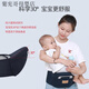
BeiYiYou (BeiYiYou) baby strap waist stool sitting stool lightweight, all seasons breathable and simple baby holding artifact to free your hands. Mesh blue (shoulder straps, waist tied is also mesh)