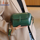 
Kangaroo (KANGAROO) leather small square bag 2025 new niche and versatile fashionable shoulder bag fashionable simple casual cowhide crossbody women's bag pearl white