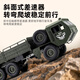 Chili 25 remote control cars for 6-14 years old, large toy car number, military truck, six-wheel drive simulation off-road children's electric car, Dongfeng No. 9 remote control truck, six-wheel, six-wheel drive green, standard 1 battery, free remote control battery + screwdriver