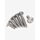 Bingneng 304 stainless steel round head one-way S slot machine screw anti-theft screw S-type screw one-word guardrail special bolt M4*50 10 pieces