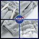 NASA GISS sports leggings men's trendy loose casual pants solid color long pants black leggings (180/84A)XL