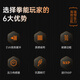 Boxing player official direct sales ONEPUNCH series smart music boxing machine home fitness training equipment boxing wall target smart music boxing machine V3 black (buy 1 get 7 free)