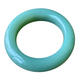 Moyun style Xinjiang Qiemo natural Hetian jade bracelet Molandi color blue and white jade large circle bracelet No. 9276 circle mouth 59