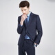 Shanshan suit suit 100 pure wool slim fit professional formal suit business groomsmen suit wedding dress men's suit