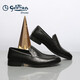 Goldlion men's shoes loafers punched breathable sandals business casual shoes G580420170AAD black 40