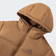 Adidas Frauenkleidung Kleidung aufblättert JKT wasserdicht und spritzdestell warme Kerntechnologie warm 600 Kapuze lose Kapuze-Brot Down JV6191/Wüstenbraun 600 Kapuze M.
