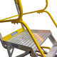 
Stable and endurance Hercules ladder aluminum alloy platform ladder mobile cargo elevator single-sided herringbone ladder climbing ladder FS13592 four-step ladder 2 meters