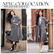 Xiangying high-end gray windbreaker women's spring and autumn 2025 new temperament British style double-breasted loose mid-length coat Gray M