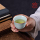 Longquan Celadon Ru Kiln Kung Fu Tea Set Household Chinese Teapot and Cup Simple One Pot Four Cups for Drinking Tea and Making Tea Cups for Gifts Ru Porcelain Tea Set Gift Box