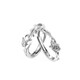 
Wheat ears and rose couple rings A pair of Valentine's Day simple wheat flower pairs fashionable simple open rings J176 wheat ears + J177 roses [2 packs] Adjustable opening
