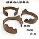Walnut wood water cup anti-scalding set glass cup anti-scalding circle water cup universal tea cup anti-scalding heat insulation walnut wood cup cover 6630 models