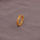 Happy two generations, copper coin shape money ring, female and male couple ring, light luxury and high-end ring that is not easy to fade. The default number is 7, other numbers are remarked (5-10)