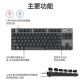 罗技K835 机械键盘84键 有线键盘 电竞键盘 办公键盘 电脑键盘 K835 白色 红轴+G102白色 有线