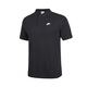 Nike Nike Polo-Shirt 2025 Sommer New Herren Casual Atmable Nocken-Sport-T-Shirt Revers FN3894_010 Grauschwarz (Europäischer Code, es wird empfohlen, eine geringe Größe zu erreichen) s