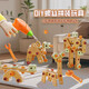 Mengduofu 2-jähriger Jungen Spielzeug Kinder Geburtstagsgeschenk Mädchen zerlegt und versammelte DIY-Schraube Elektrobohrer Reparaturwerkzeug Kindergärten 3