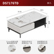 Gujia Home Modern Simple Slate Coffee Table Small Apartment High-Level Coffee Table Storage Furniture Coffee Table Stretch TV Cabinet DS7176 Coffee Table