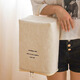 
Round book suitcase cotton and linen portable travel shoes storage bag hanging anti-yellow dustproof small white shoes sports shoes shoes bag cover