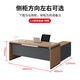 NAIGAO E0 level boss desk simple modern president desk office desk manager supervisor desk 1.8 meters including side cabinets