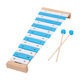 
Jingqiao Children's 15-scale aluminum sheet hand-knocking piano hand-knocking xylophone musical instrument set CL toy iron sheet beech wood 15-tone piano