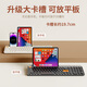 
Yunmo (YUNMO) wireless Bluetooth keyboard and mouse set dual-mode rechargeable silent office punk ultra-thin portable office business desktop computer notes mac tablet ipad mobile phone universal [wireless/bluetooth dual-mode + widened bracket] Obsidian black-keyboard