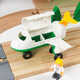 Yunya Holzstraße Set Magnetic Electric Car Head Bausteine zusammengebautes Neujahr Kinderspielzeug Geburtstagsgeschenk 33 Stücke Bahnstrecken