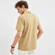 Seven Wolf [Ice Algen Schlamm + Eismaschine cooles Gefühl] kurzärmeligte T-Shirt für Herren Sommer New Polo T-Shirt Herrenkleidung Top 702 (dunkle Aprikosenfarbe) 2xl 180/96a
