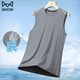 
Catman (MiiOW) ice silk sports vest for men summer casual quick-drying mesh breathable sleeveless T-shirt for men large size loose fitness suit
