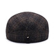 Red Dragonfly Old Man Hat Men's Autumn and Winter Middle-aged and Elderly Plus Velvet Advance Hat Grandpa Elderly Hat Ear Protection Warm Peaked Cap Brown Color-Fashionable Warm Ear Protection M M Size (Head Circumference About 58CM)