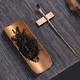 HAOMINGTIAN tea set handmade copper chiseled teaspoon three-piece set creative tea rules tea lotus tea spoon tea ceremony zero three-piece tea set