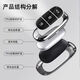 CHUANGXUN (CHUANGXUN) is suitable for ideal L6 key cover, ideal L7 L8 L9 mega car protection bag buckle shell for men and women, ideal B model [gun color] + belt buckle