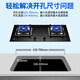 
Sakura (SAKURA) gas stove natural gas stove gas stove double stove hot stove embedded desktop ignition stove 5.0KW first-level energy efficiency large panel national subsidy 20% [Natural gas] B9209 multi-hole size large panel