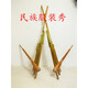 
Shanbei Guizhou Miao Lusheng ethnic handmade bamboo stage performance props Lusheng 6 tubes small and small reed C tune standard medium stainless steel mouth 75*35cm blowing style