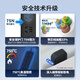 德力西(DELIXI)国标插座/插线板/插排/排插/拖线板/插板/接线板 8位五孔总控开关 全长1.8米 黑色