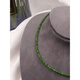 Tingyun Green Elf Tsavorite = Colored Gemstone Jade Faceted Millet Bead Chain BABY Necklace 2-3/Tsavorite Necklace --cm