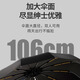 Fully automatic folding umbrella for men and women, large double student reinforced anti-storm parasol, style shipped randomly, black 24 ribs