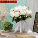 
Hand-held flowers bride Korean wedding wedding marriage marriage certificate simulation bouquet forest wedding photography props hand-held flowers champagne snow plum