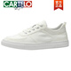 Cartelo Spring Spring Ice Wire Tape Zapatos Hombres 2025 Nuevos zapatos de lienzo Blok Blow Breatable White Zapatos Outumn Lace-Up Casual Shoes White 7102 40